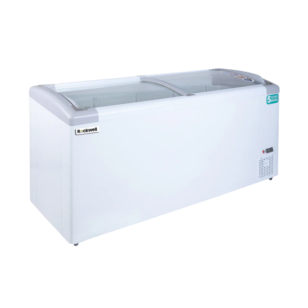 Морозильный ларь с гнутым стеклом Frostwell GFR550 ICGT